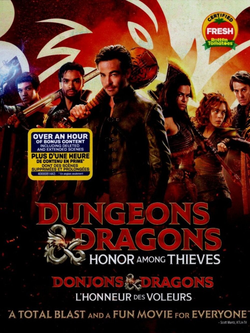 Dungeons & Dragons Honor Among Thieves 4K Ultra HD Blu-ray + Digital
